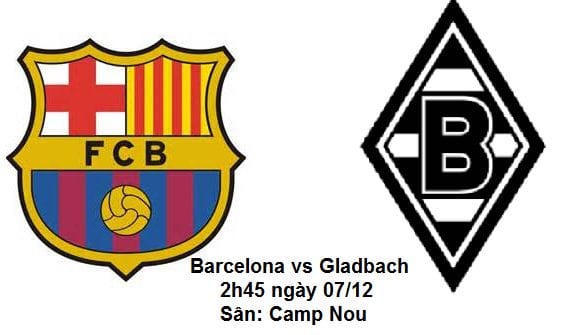 Soi kèo cá cược trận Barcelona vs Gladbach, 2h45 ngày 07/12 hôm nay 11