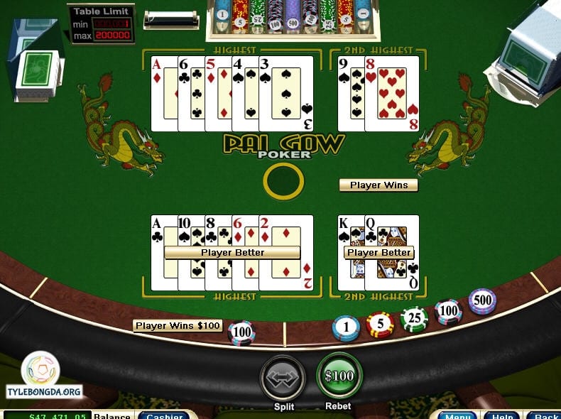 Cách chơi pai gow poker 02